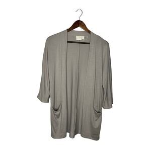 ARITZIA WILFRED FREE‎ Zlata Open Cardigan Sweater in Light Gray Women’s Size XS